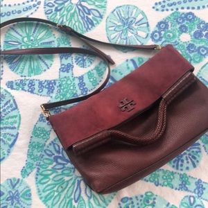 EUC used Tory Burch Crossbody - maroon